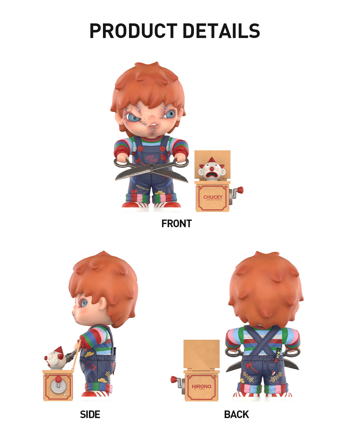Pop Mart Hirono × Chucky Figurine