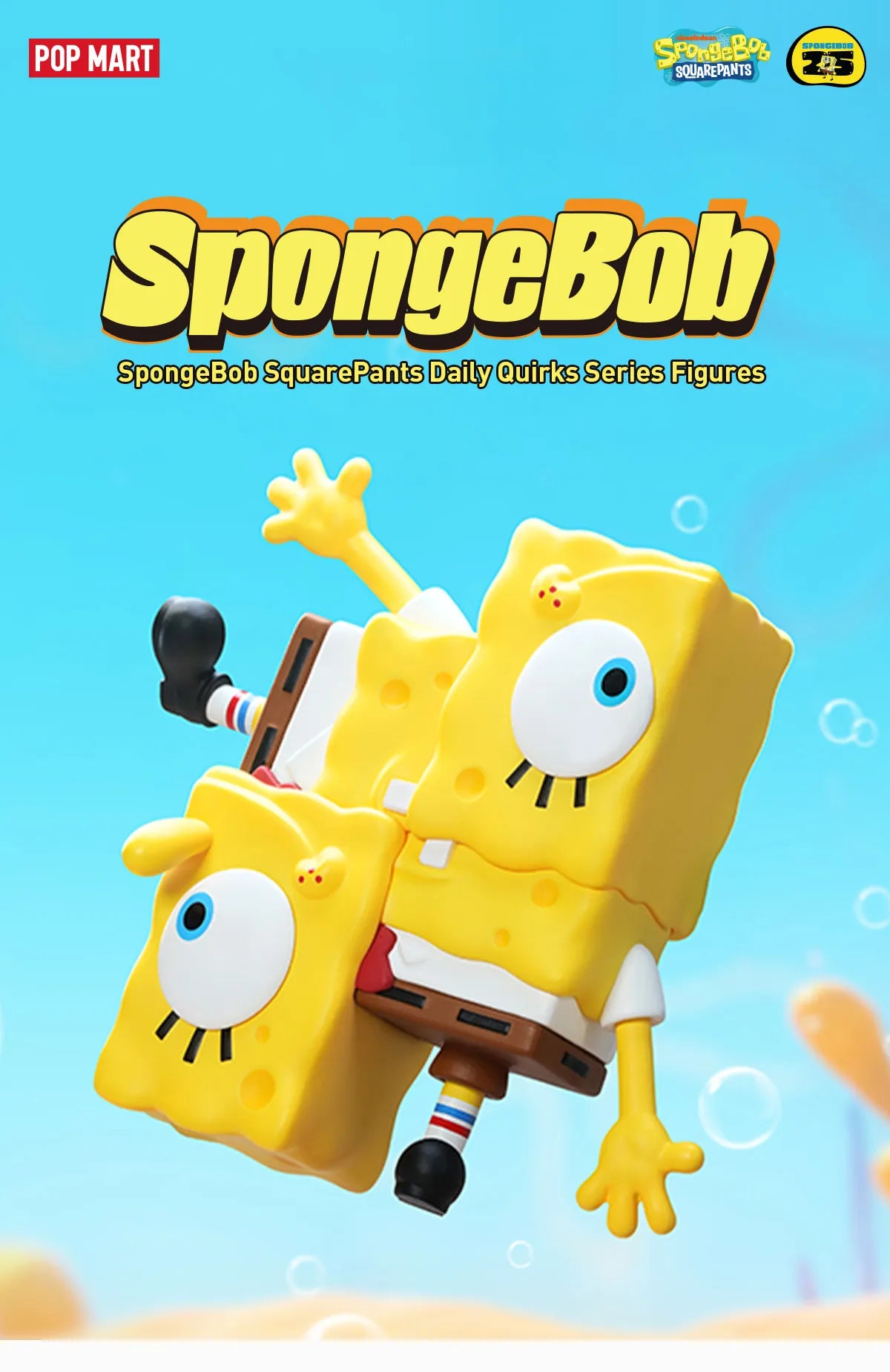 Pop Mart SpongeBob SquarePants Daily Quirks Series Figures