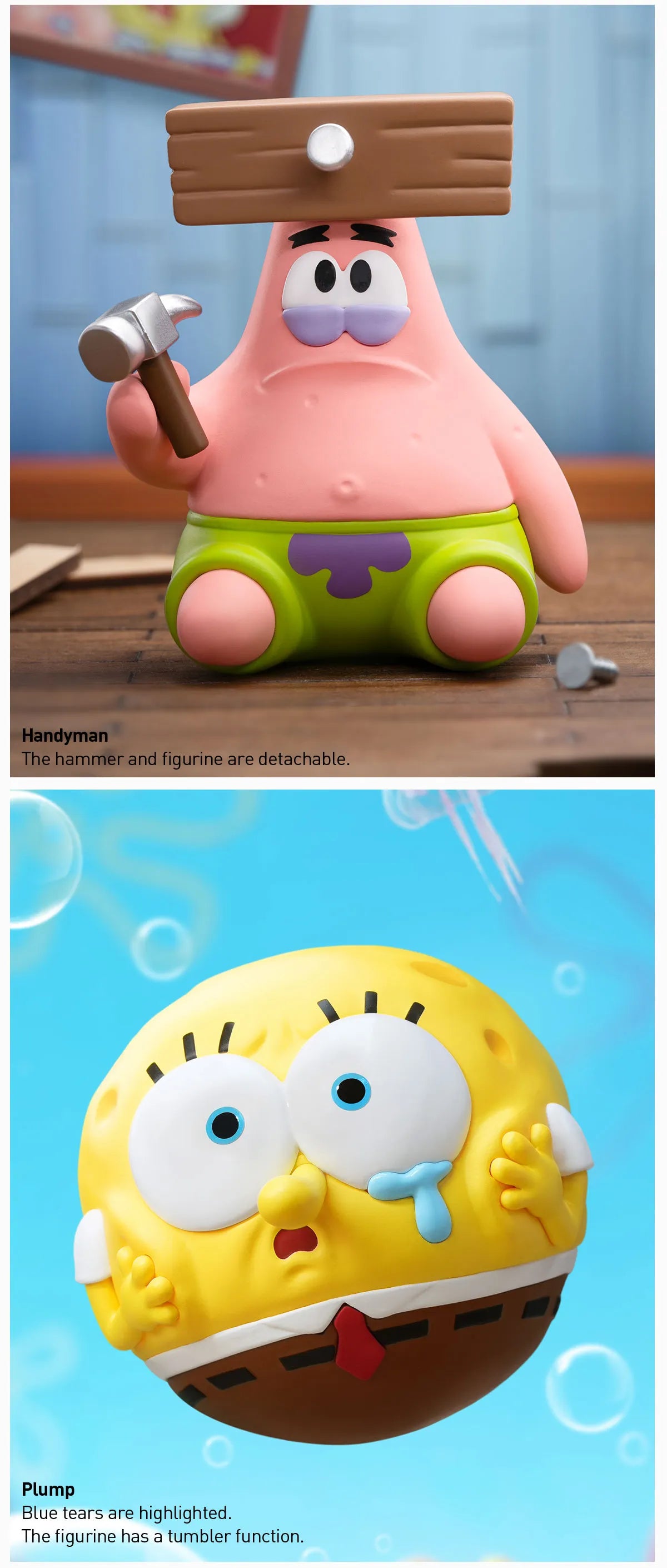 Pop Mart SpongeBob SquarePants Daily Quirks Series Figures