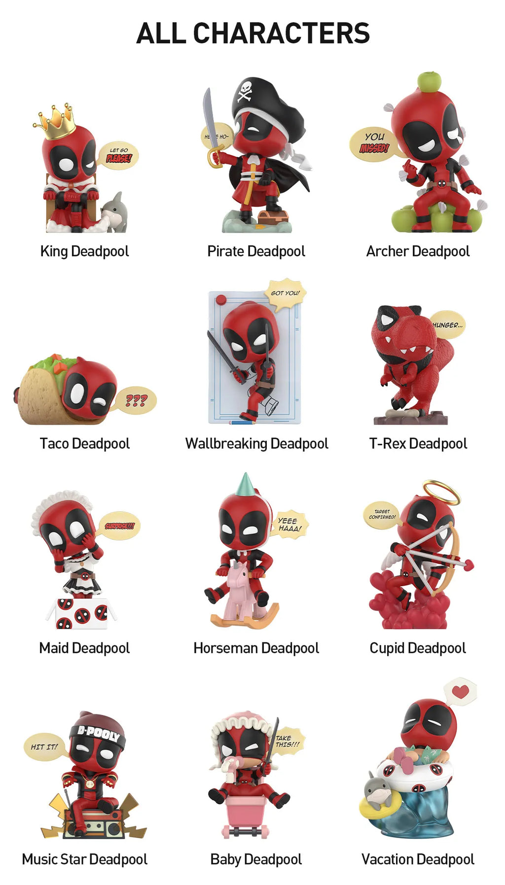 Pop Mart Marvel Deadpool Series Blind Box
