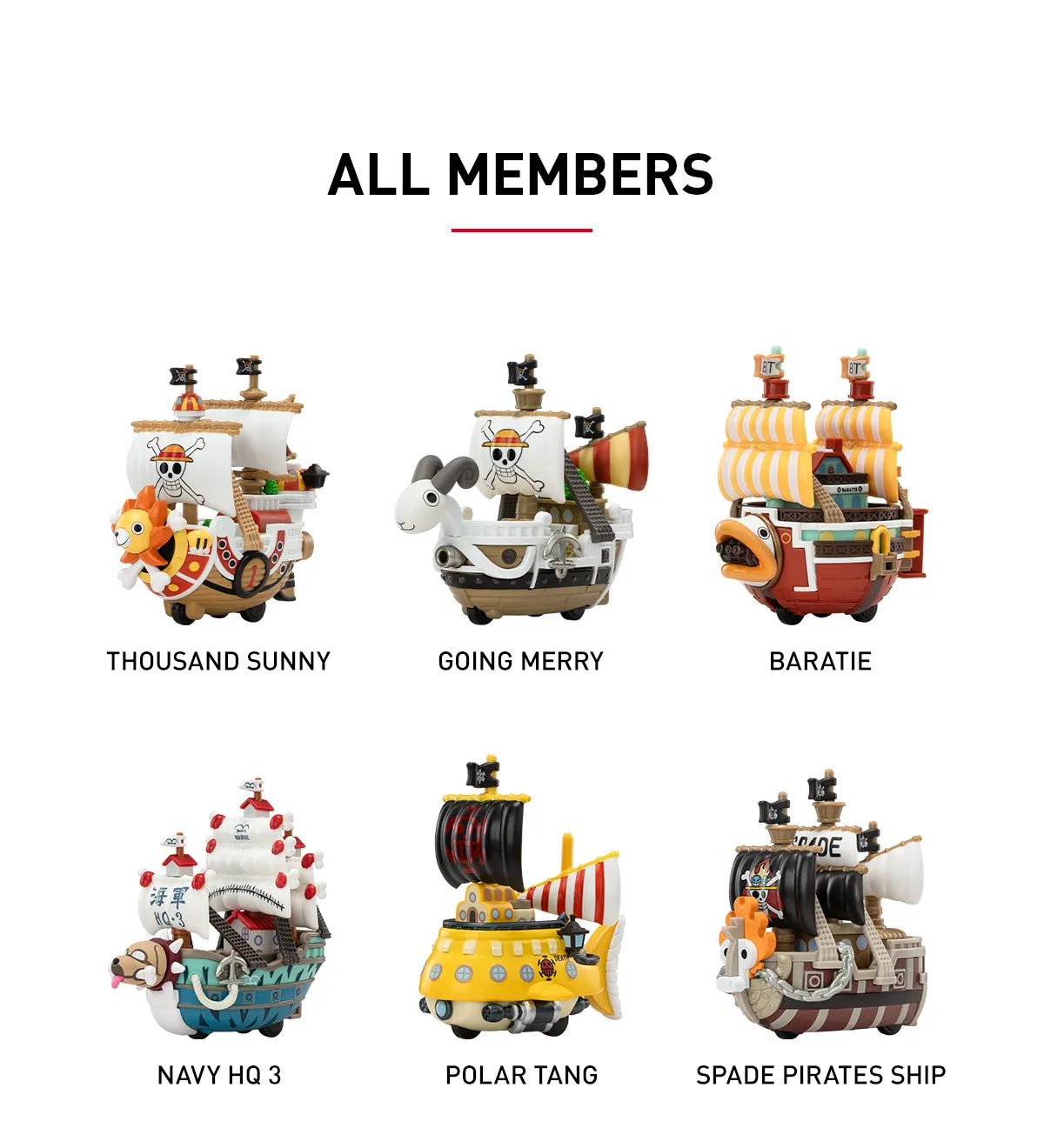 Pop Mart One Piece - The Grand Line Series Vehicles