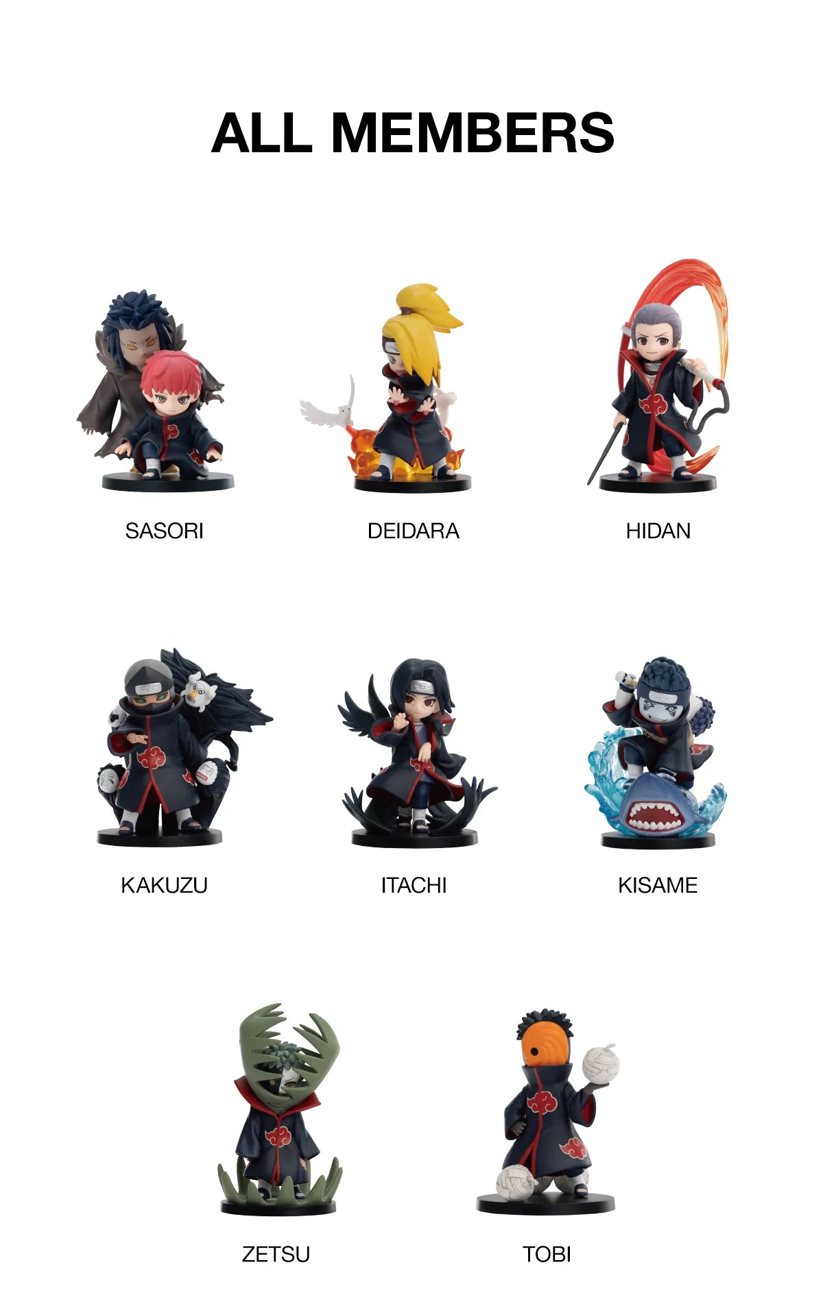 Pop Mart Naruto: Shippuden Series Battle Against Akatsuki Themed Figure