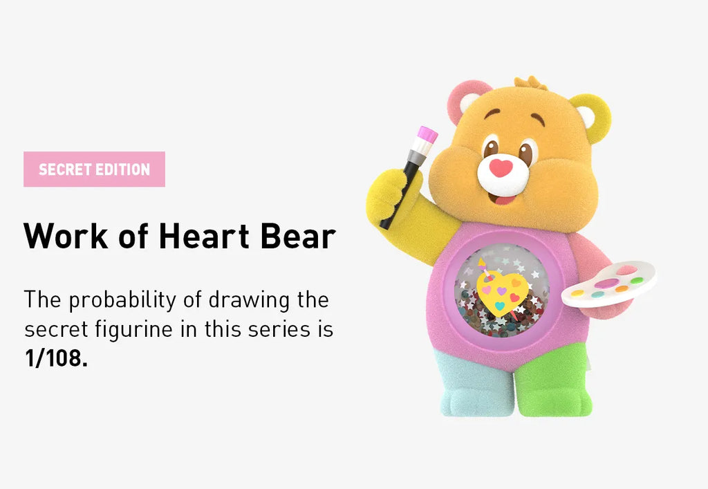 Care Bears Colorful Hugs Series Figures, Blind Box