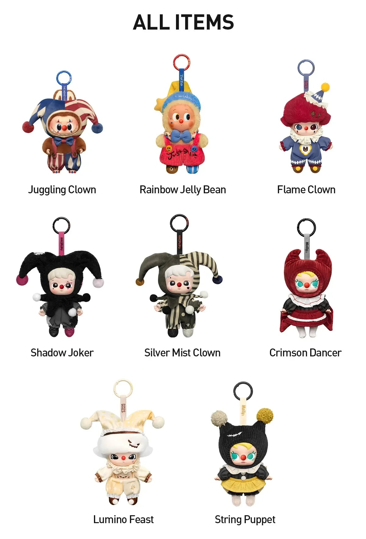WHY SO SERIOUS Series Vinyl Plush Pendant Blind Box