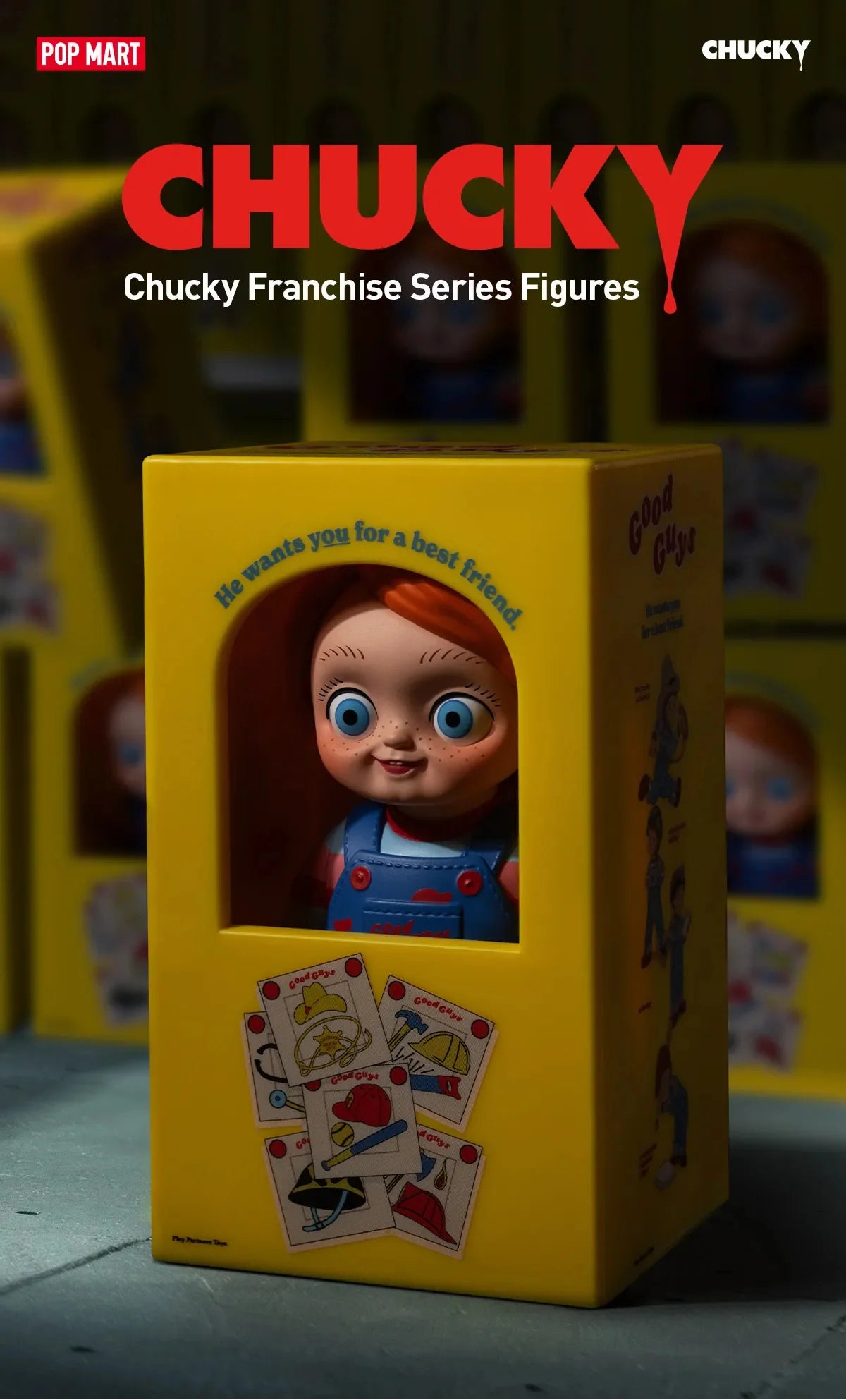 Chucky Pop Mart Series Figures, Blind Box