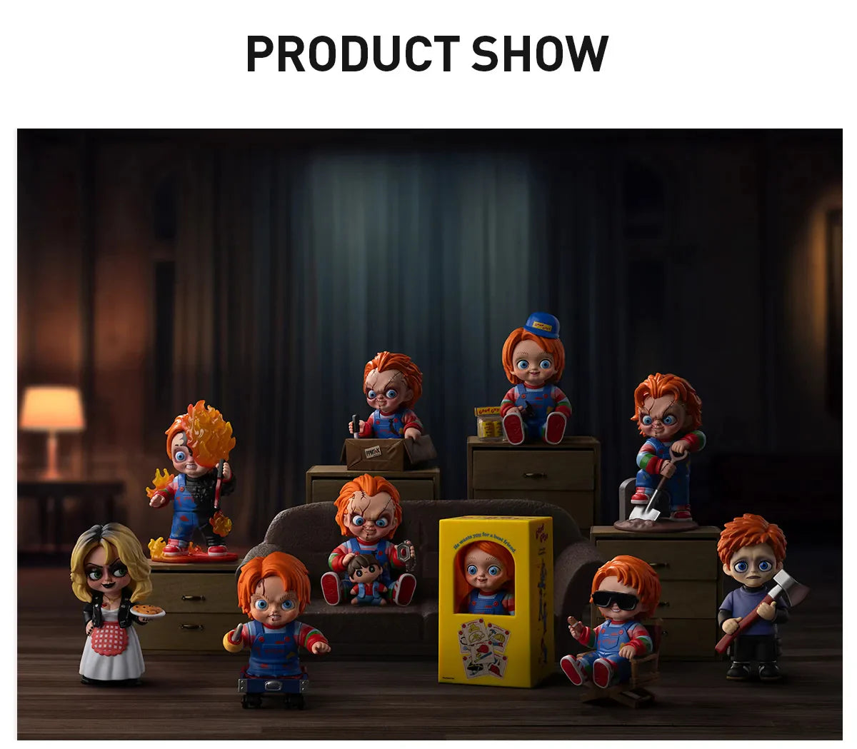 Chucky Pop Mart Series Figures, Blind Box