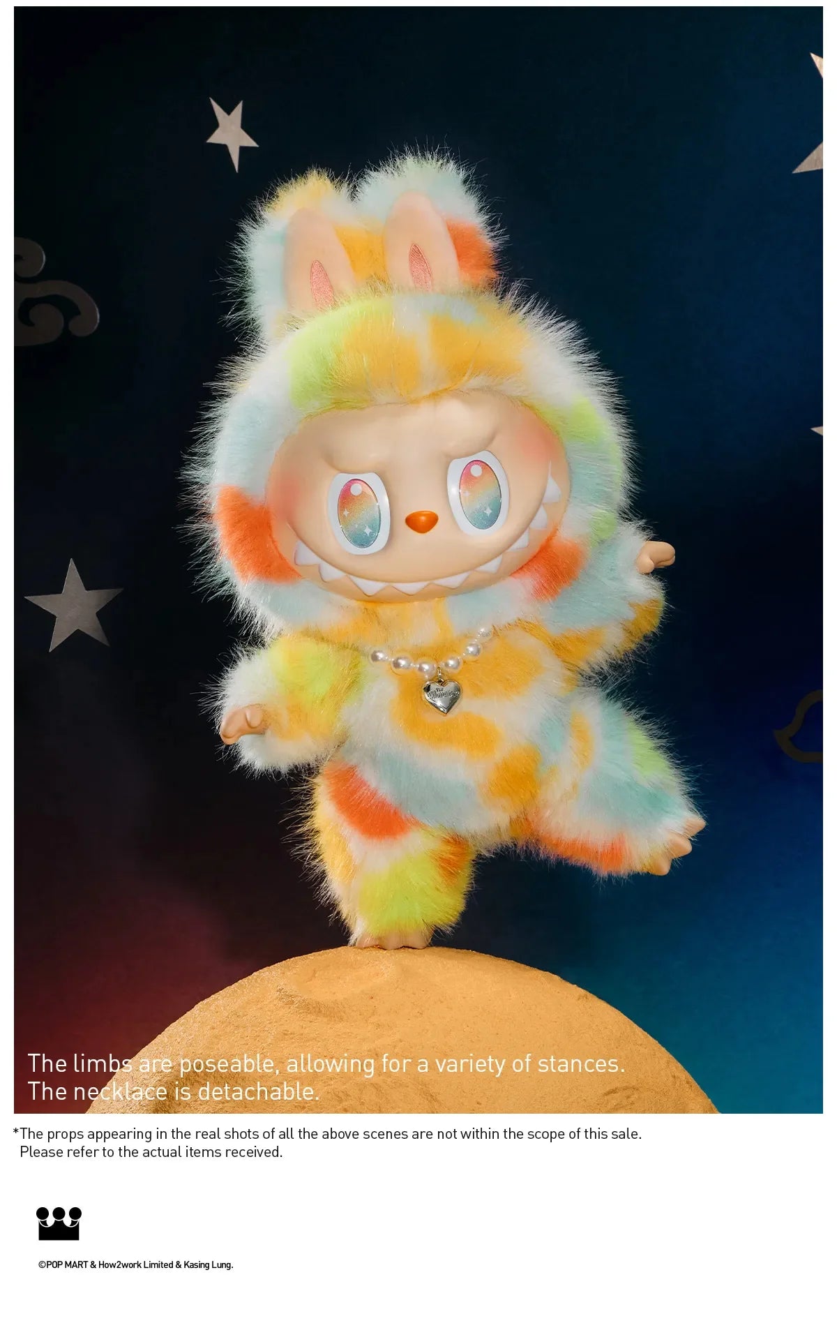 THE MONSTERS Big into Energy Series-ROCK THE UNIVERSE Vinyl Plush Doll
