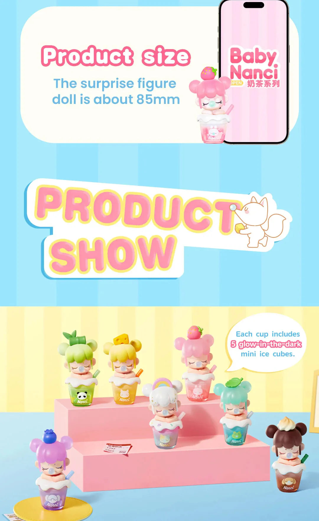 Rolife Baby Nanci Milk Tea Series Figures, Blind Box
