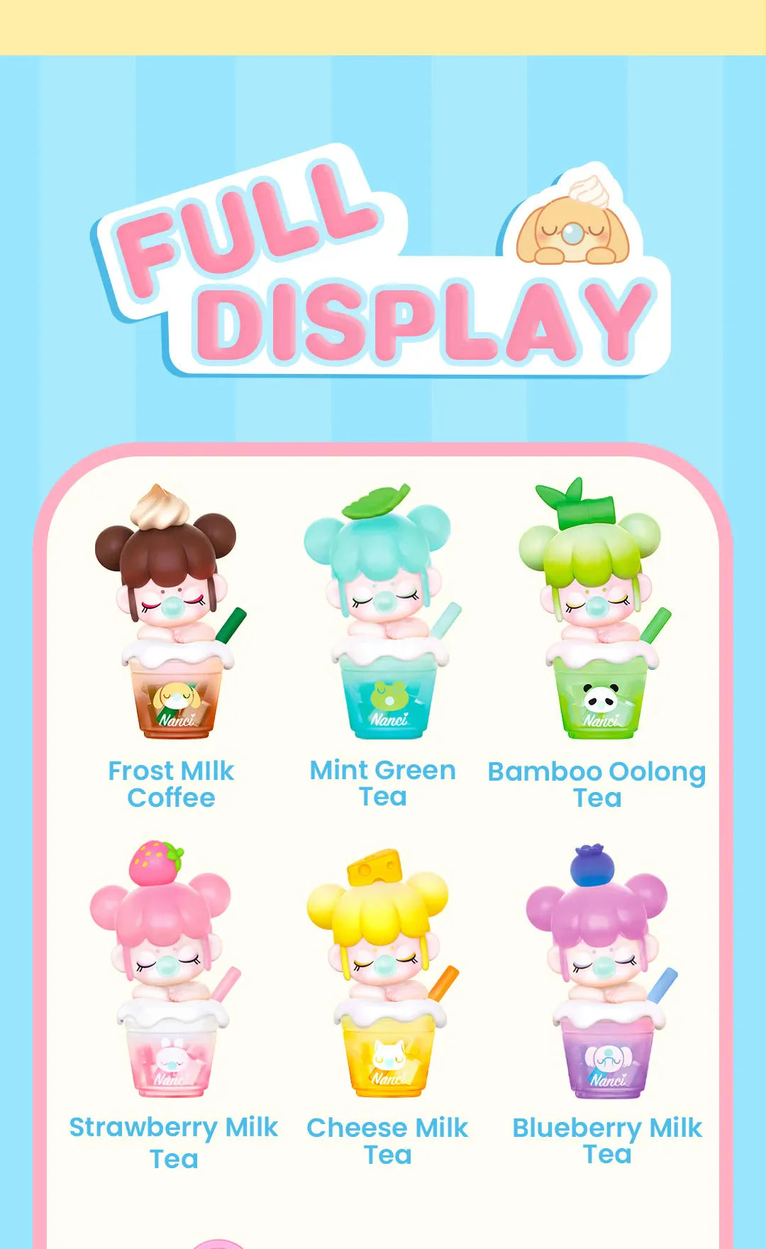 Rolife Baby Nanci Milk Tea Series Figures, Blind Box